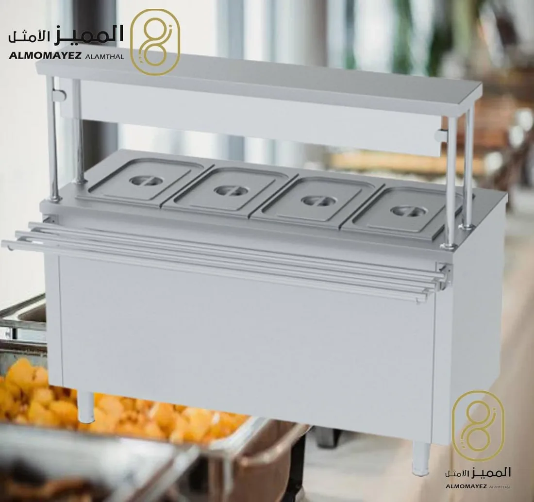 بوفيه تسخين ستانلس ستيل — معدات مطاعم